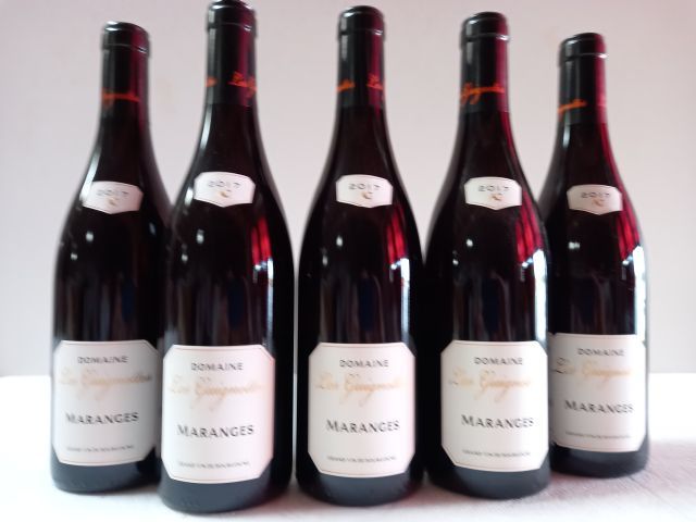 Null 5 bouteilles de Bourgogne rouge. Maranges. 2017. Domaine des Guignottes. Gr&hellip;