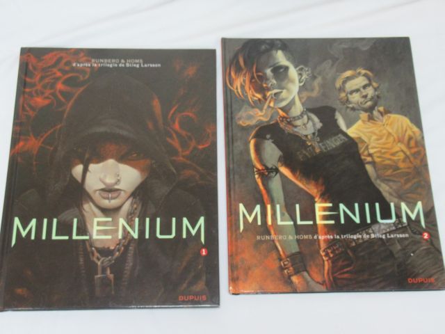 Null Conjunto de dos cómics Millenium edición DUPUIS Volumen 1 y 2 2013