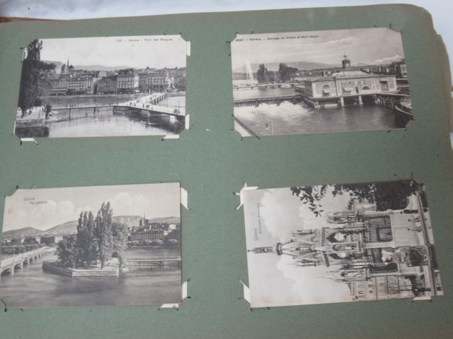 Null Album of old and semi-modern postcards, pre-war and inter-war approximately