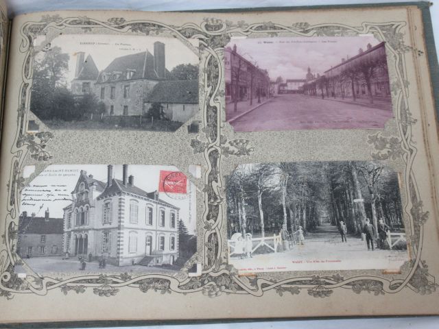 Null Album de cartes postales anciennes et semi-moderne avant-guerre et entre-gu&hellip;