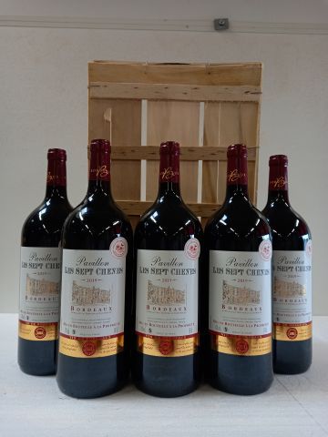 Null 5 Magnums (150cl) Bordeaux. 2019. Le Pavillon des Sept Chênes. Mise de prop&hellip;