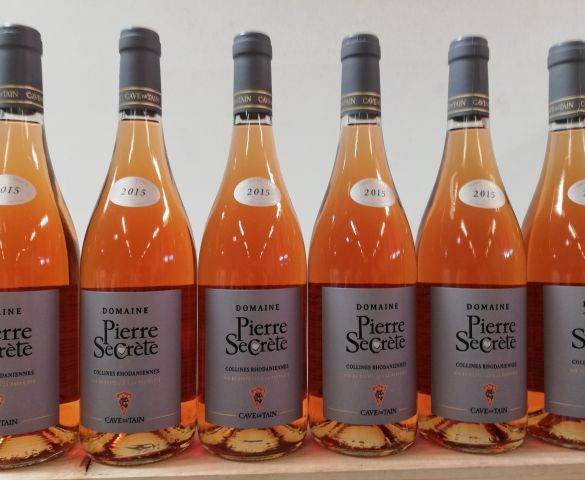 Null 6瓶Domaine des Pierres Secrètes。2015.桃红葡萄酒。泰恩-艾尔米塔什山洞（La Cave de Tain l'Herm&hellip;