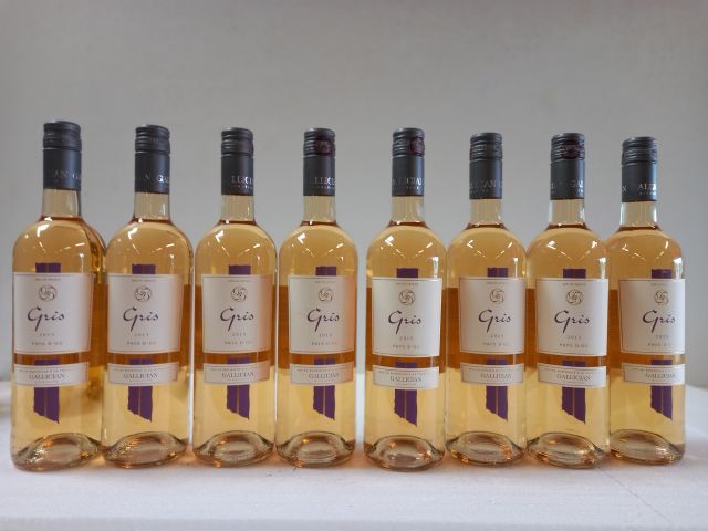 Null 6 bouteilles de Gallician Gris. 2015. Rosé clair aux reflets brillants. Pay&hellip;