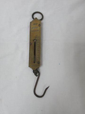 Null Skala aus Messing. Länge: 20 cm Ca. 1940.