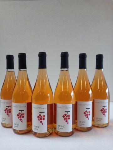 Null 6瓶Domaine Fabrice Garnier。2014.希农。桃红葡萄酒。收获业主