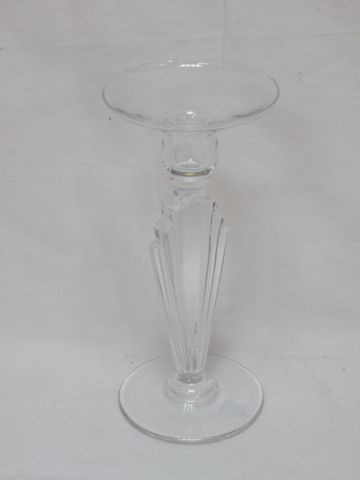 Null SEVRES Candelabro de cristal. Altura: 22 cm