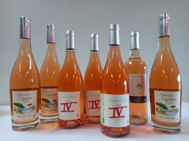 Null Lote de 7 botellas: 

3 Domaine d'Archimbaud. 2018. Les IV Pierres. De. De &hellip;