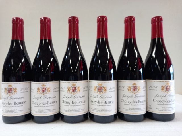 Null 6 bouteilles de Chorey les Beaune. Récolte. 2018. Bourgogne. Joseph Germain
