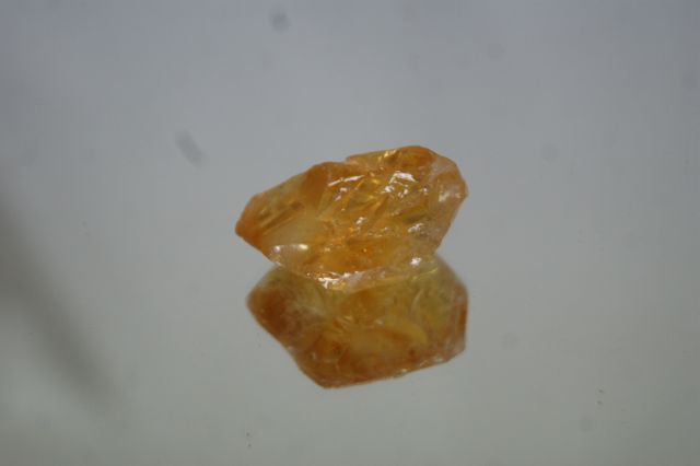 Null Rough citrine. 58.82 carats. With its certificate.