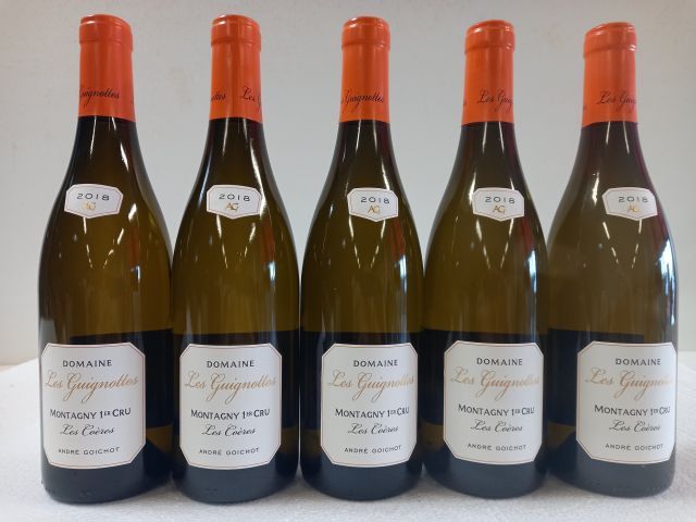 Null 5 bouteilles de Montagny 1er cru. Les Coëres. 2018. Domaine des Guignottes.&hellip;