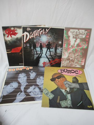 Null Set of 5 LPs : The Dictatory, Duroc, Black Alice, The Cramps, Factory