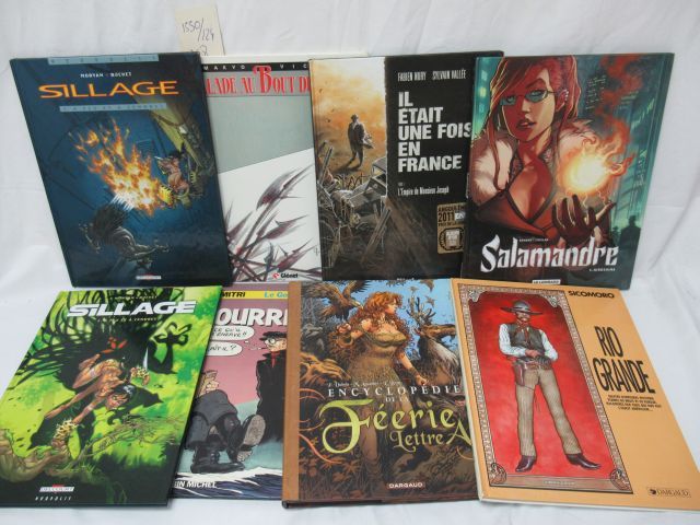 Null Lot de 8 bandes dessinées diverses. Circa 1990/2000.