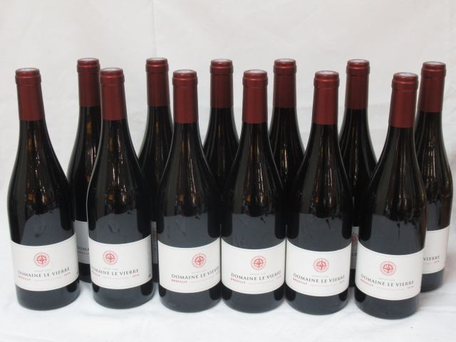 Null 12 botellas de Brouilly. 2018. Grand Cru Beaujolais. Domaine le Vierre. SCE&hellip;