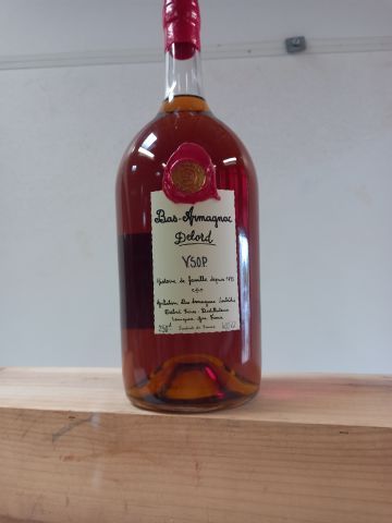Null Topf (250cl) Bas Armagnac Delord. VSOP. Familie Delord seit 1893. 40% vol.
