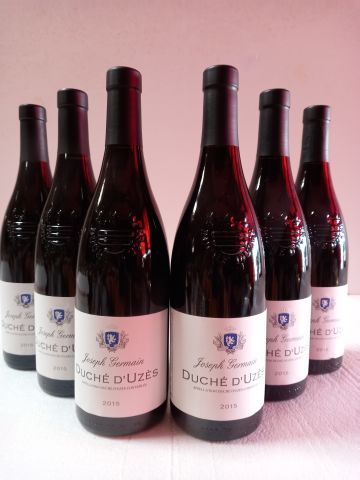 Null 6 botellas de Cru de la Vallée du Rhône. 2015. Gran cosecha. Ducado de Uzes&hellip;