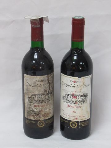 Null 2 bottles of Bordeaux, Jacquet de la Grave, 1994 (LB, esa)
