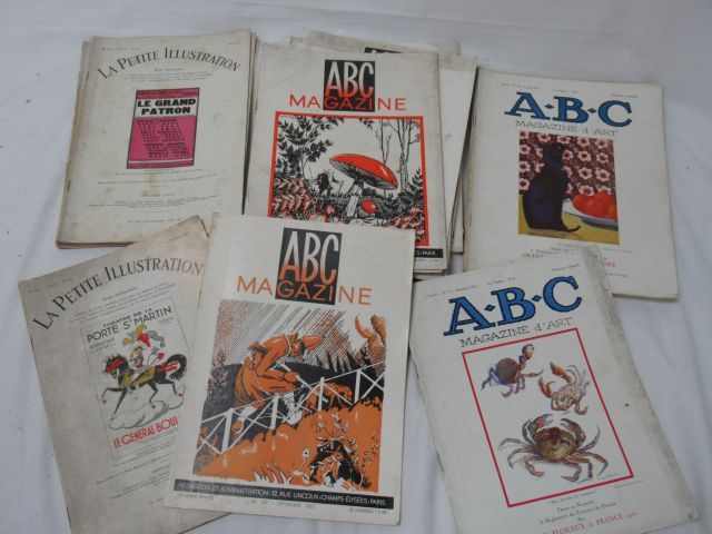 Null Lot comprenant "La Petite illustration" (circa 1930) et "l'ABC" (1925)