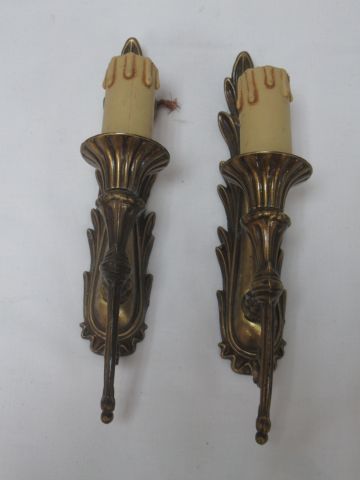 Null A pair of giltwood sconces. Height: 19 cm