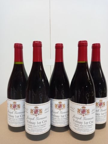 Null 5 bottles of Volnay 1er Cru harvest 2017 Carelle Sous La Chapelle Joseph Ge&hellip;