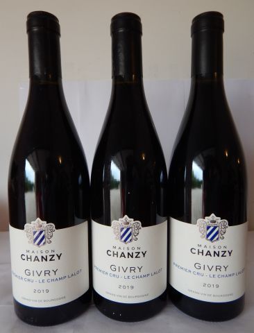Null 3 bottiglie di Givry 1er Cru " Le Champ Lalot " Chanzy 2019