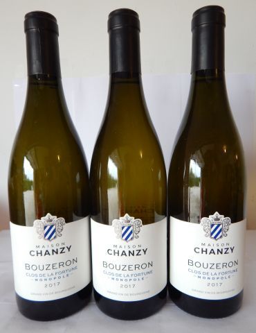 Null 3 bottiglie di Bouzeron Blanc " Clos de la Fortune " Monopole Chanzy 2017