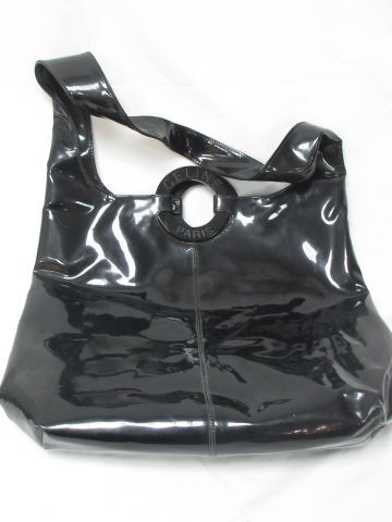 Null CELINE Bag style tote in black vinyl . 36 X 38 . Branded gift (?)