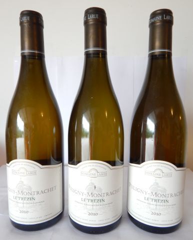 Null 3 bouteilles de Puligny-Montrachet “ Le Trézin “ Domaine Larue