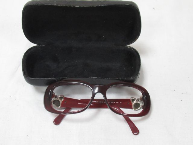 Null Montura de gafas de resina CHANEL (sin lente). En su caso (ligero desgaste)