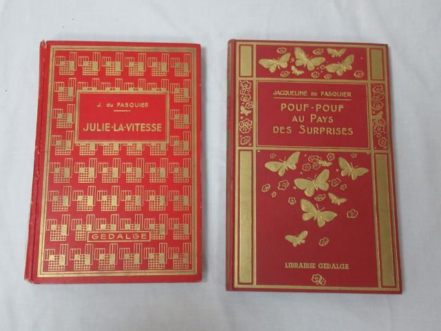 Null Jacqueline DUPASQUIER Lot of two books for children. 1937 and 1939 (some we&hellip;