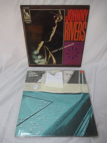 Null Conjunto de 5 LPs: Pink Floyd, Johnny Rivers, Peter Gabriel, Michael Jakson&hellip;
