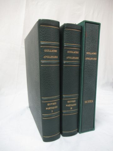 Null 纪尧姆-阿波利奈尔，《诗集》，法国新图书馆。有编号的版本。2卷+萨沙-钦克维奇之后的插图集