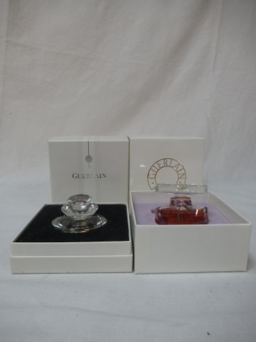 Null GUERLAIN, lot of two miniatures of perfume (full in their box)