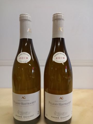 Null 2 bottles of Puligny Montrachet Blanc 2019 André Goichot