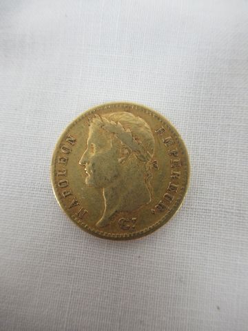 Null Pièce de 20 francs en or, Napoléon Ier, 1811, poids 6,42 g.