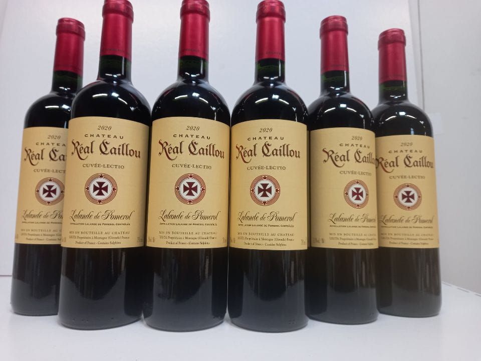 Null 6 botellas de Château Réal Caillou 2020 Lalande de Pomerol cosecha propieta&hellip;