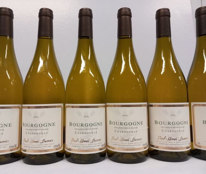 Null 7 botellas de Paul Henri Lacroix Blanco Borgoña 2020 Chardonnay