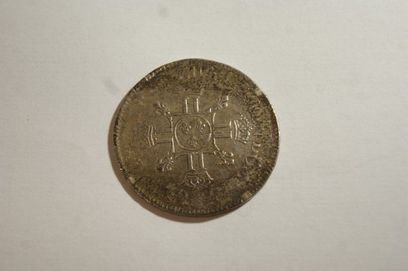 Null 银币，路易十四。重量：13.29克