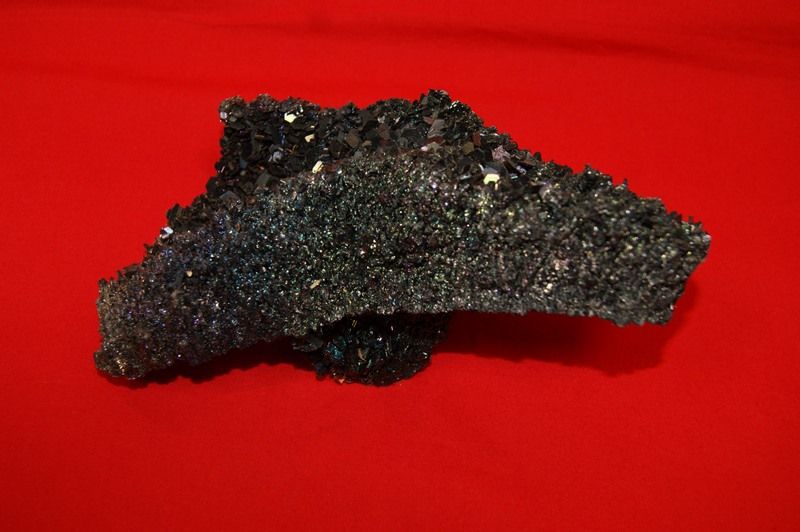 Null Wichtiges Mineral, von schwarzer Farbe. Länge: 25 cm