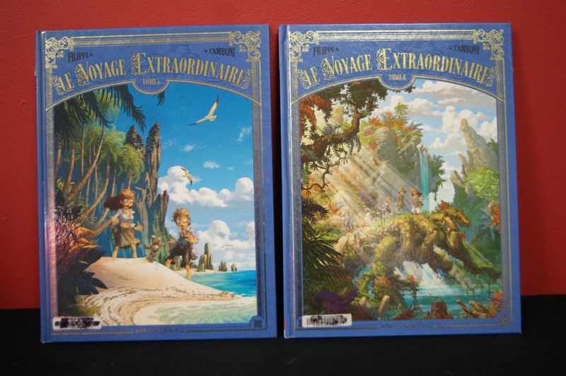 Null Filippi COMBINI "Le Voyage extraordinaire", 2 albums (tomes 5 et 6). Vent d&hellip;