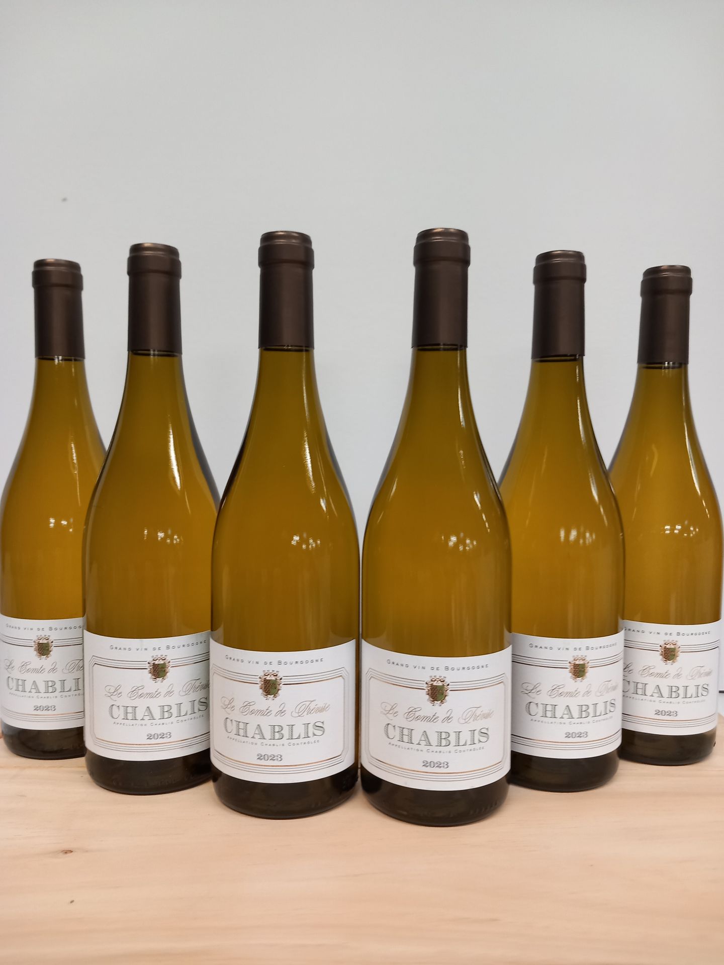 Null 6 Bouteilles de Chablis 2023 «Le conte de Trévise» Bourgogne Blanc