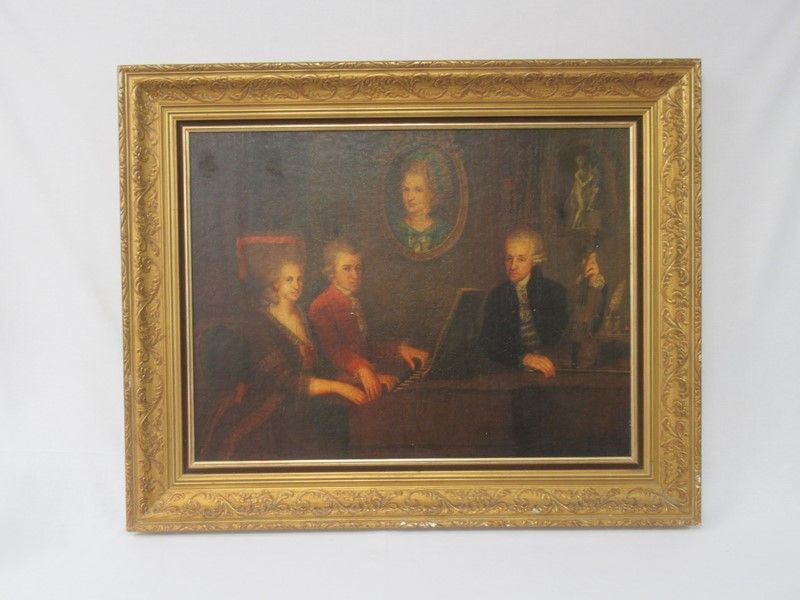 Null Reproduction, figurant la Famille de Mozart (d'après Croce, musée de Salzbo&hellip;