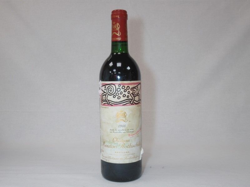 Null Bottiglia di Pauillac, Château Mouton-Rothschild, 1988 (esa)