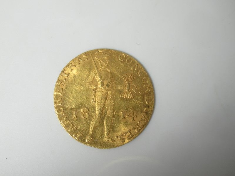Null PAYS-BAS Ducat in gold, 1814. Weight: 3.49 g