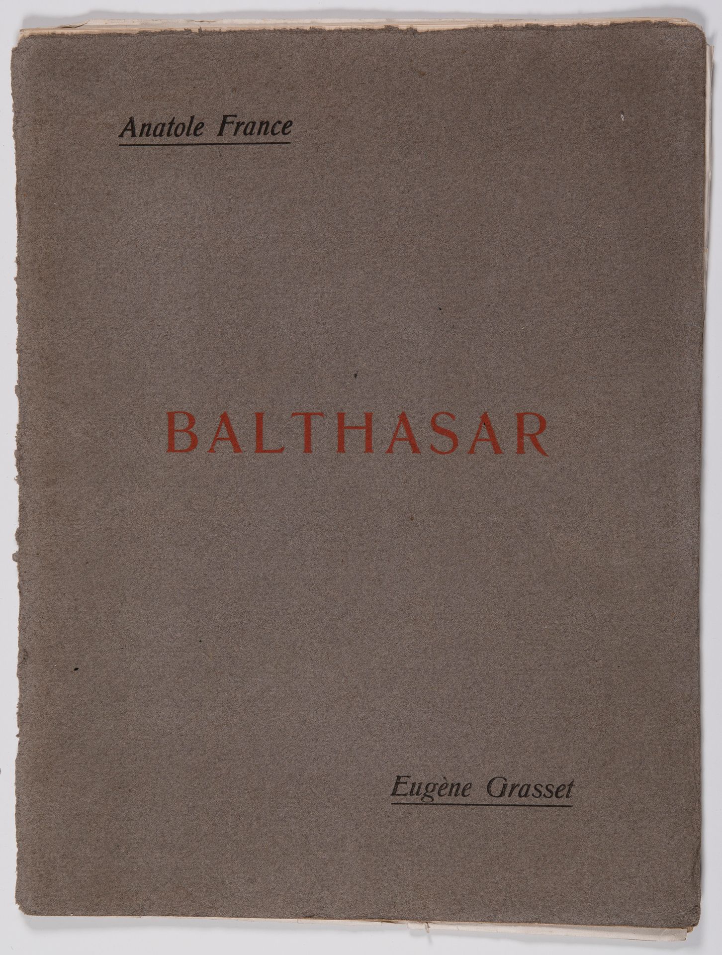 Eugène GRASSET (1845-1917) 
Balthasar，约1909年
安纳托尔-法兰西的文字，附有八张关于Japon de Grasset的&hellip;