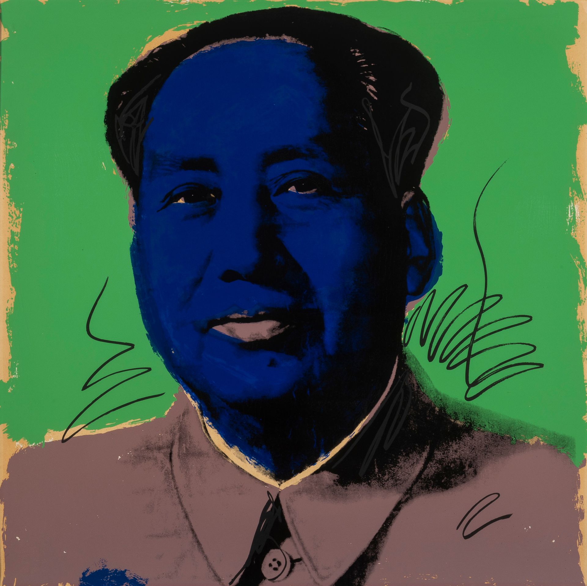 Andy Warhol (1928-1987) Mao, 1972
Sérigraphie en couleurs
Signée au stylo bille &hellip;