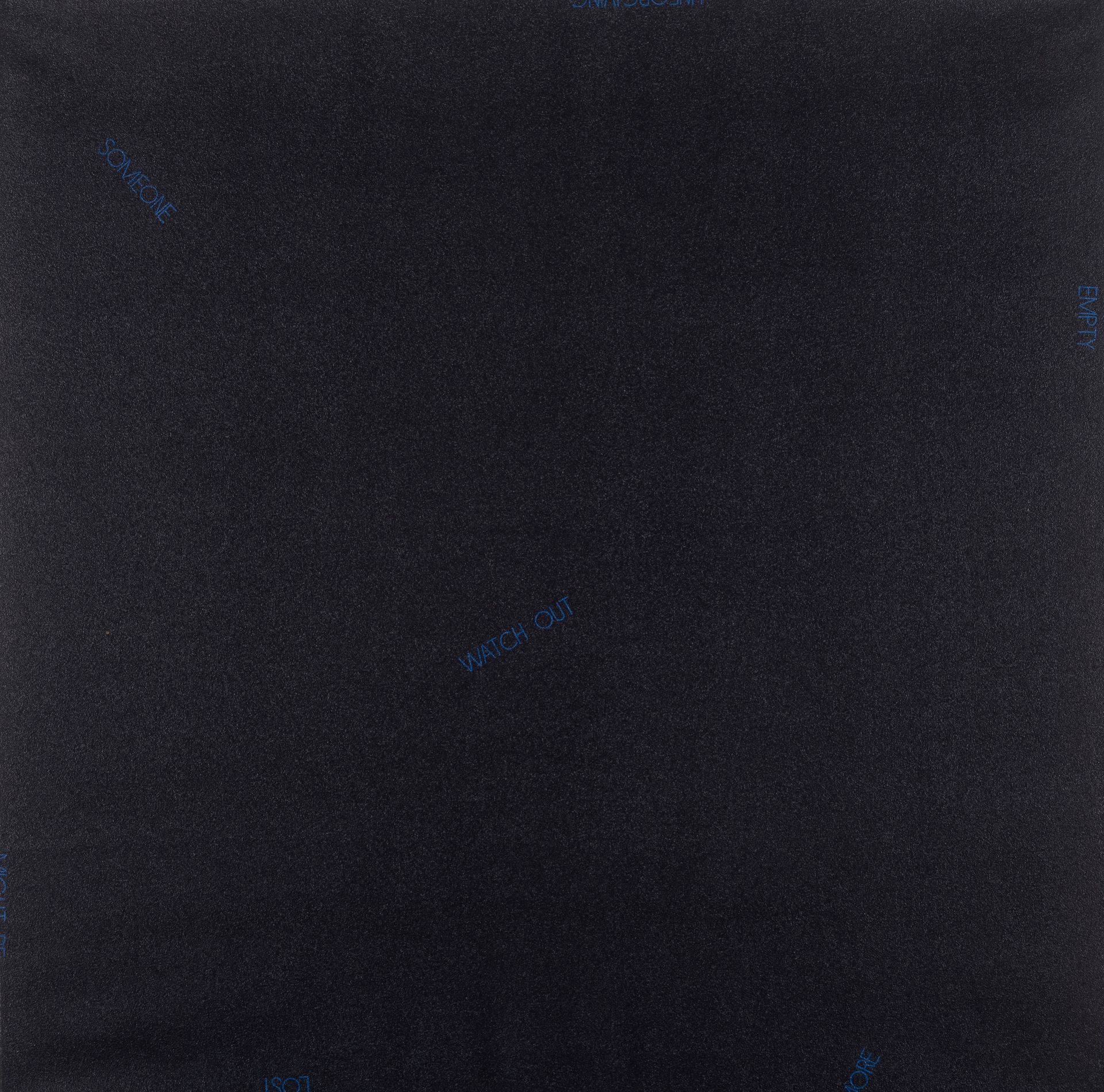 Robert BARRY (né en 1936) 无题》，1988年
丙烯画布。
Acryl op doek.
122.5 x 122.5 cm
出处/Her&hellip;