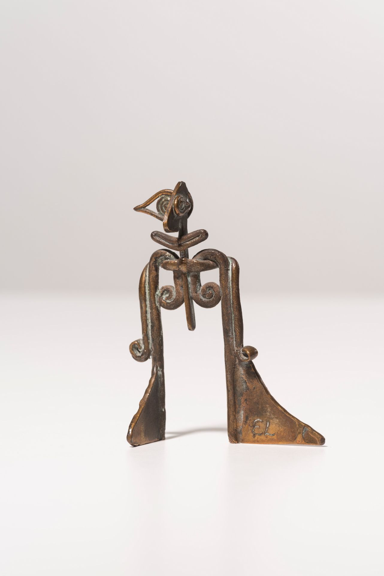 OLIVIER LELOUP (1951-2000) Tribute to Picasso.
Bronze. Monogrammed. 
Brons. Een &hellip;