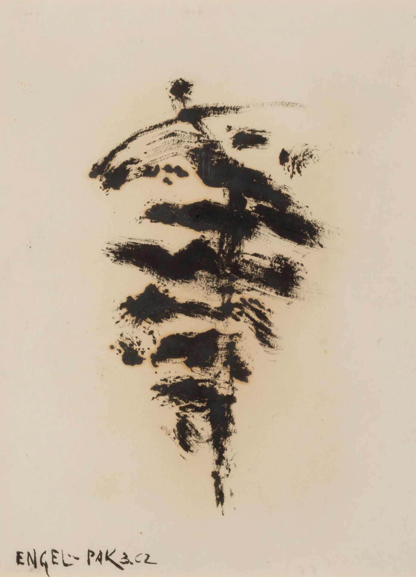 Ernest ENGEL-PAK (1885-1965) 
纸上水墨。
左下方有签名和日期。
Inkt op papier.
Links onderaan ge&hellip;