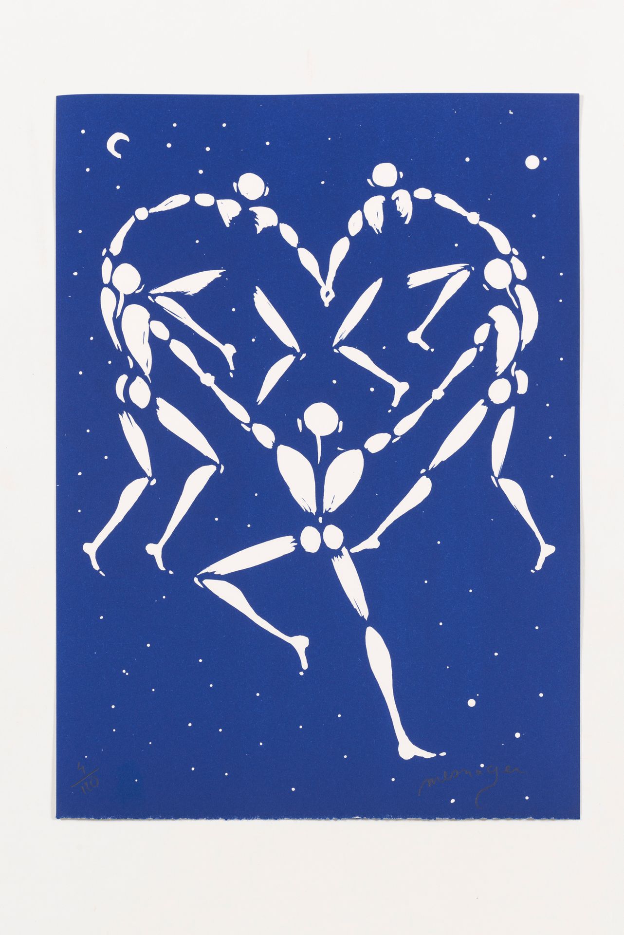 Jérôme MESNAGER (Né en 1961) La ronde hommage à Matisse.
Lithographie en couleur&hellip;