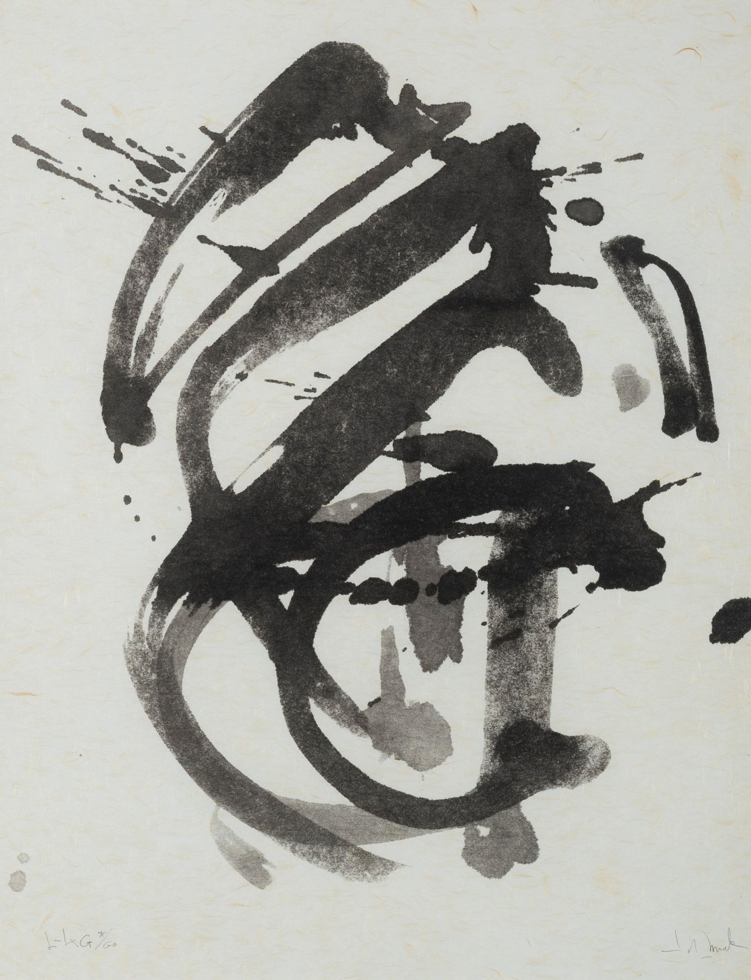 LISMONDE (1908-2001) LKG.
Lithographie sur Japon.
Signée et numérotée 7/68.
Lith&hellip;
